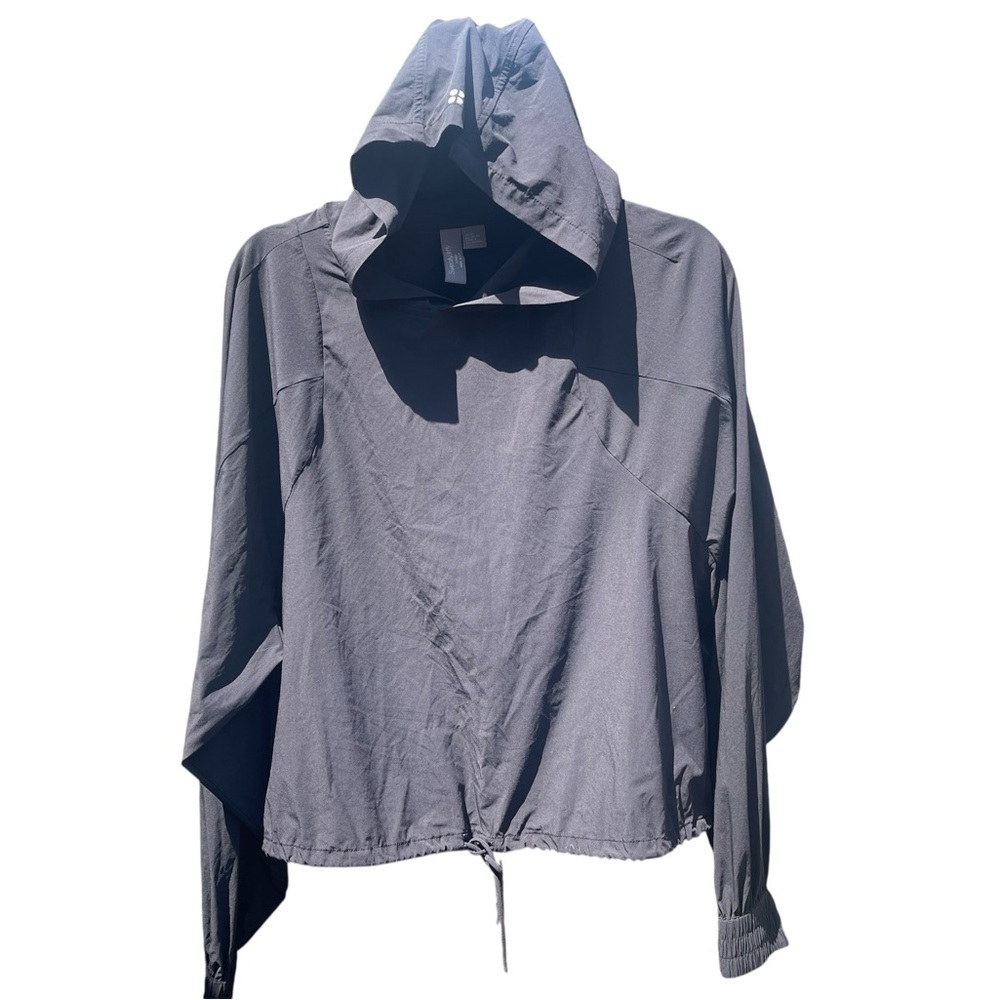 Sweaty Betty Cropped Black Utility Jacket, Running, Rain, Workouts, Weekend, S